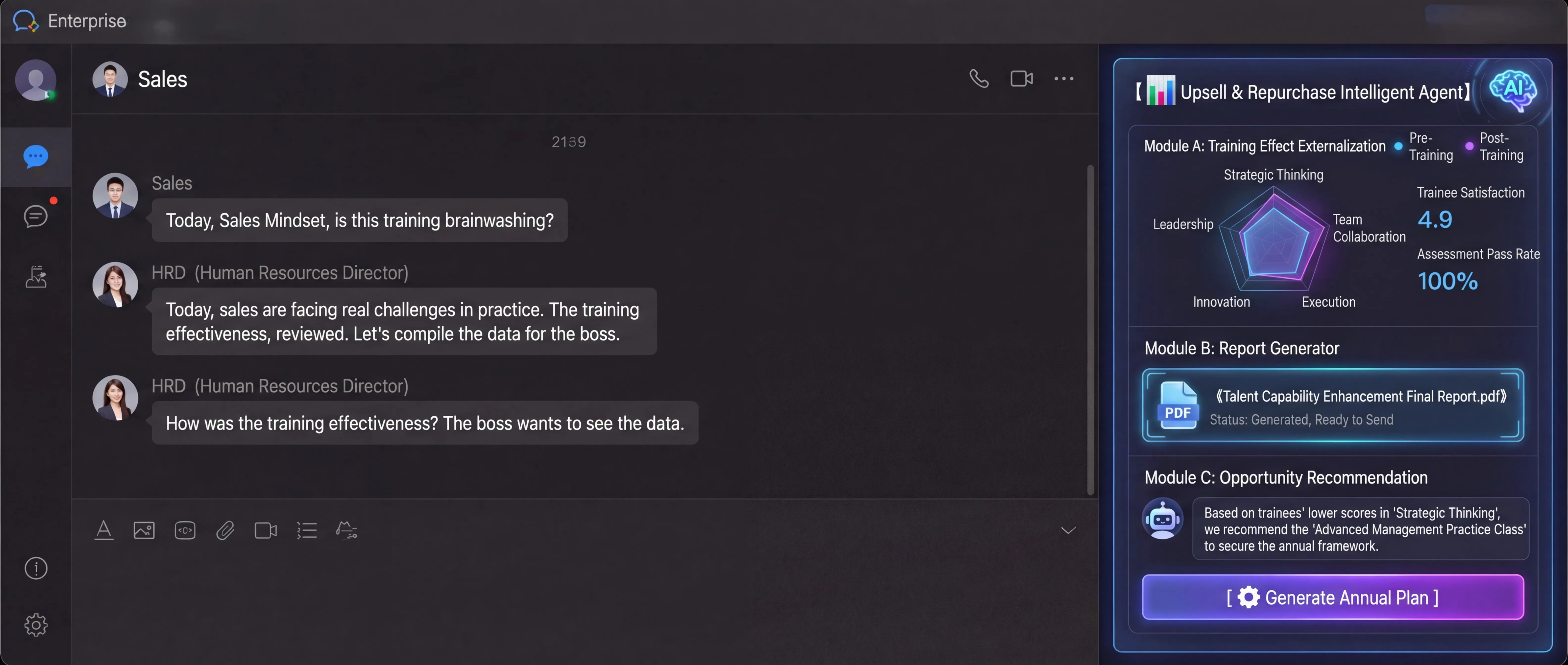 Annual contract expansion